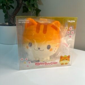 iBloom Orange & Cream Cat Nyan Pan Cake Squishy Toy